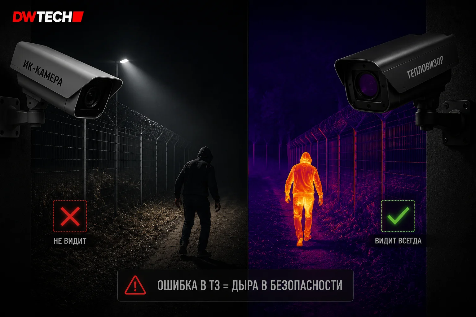 Тепловизор для обнаружения дронов: ИИ + РЛС + ИК-канал
