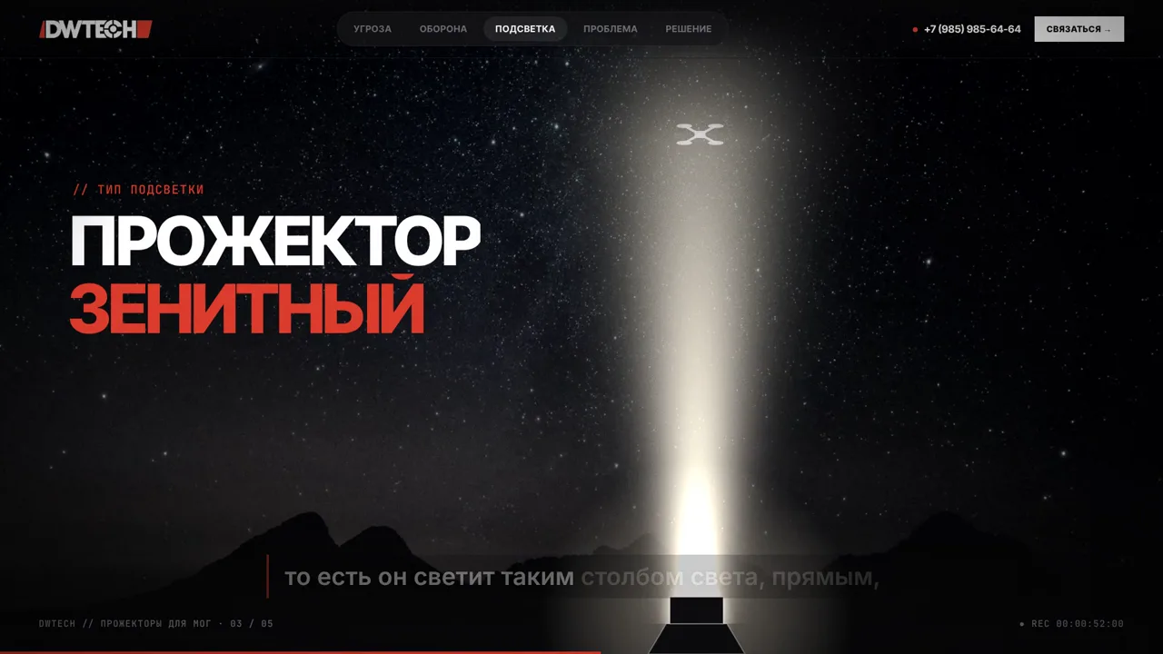 Прожекторы для МОГ: как подсветить дрон ночью